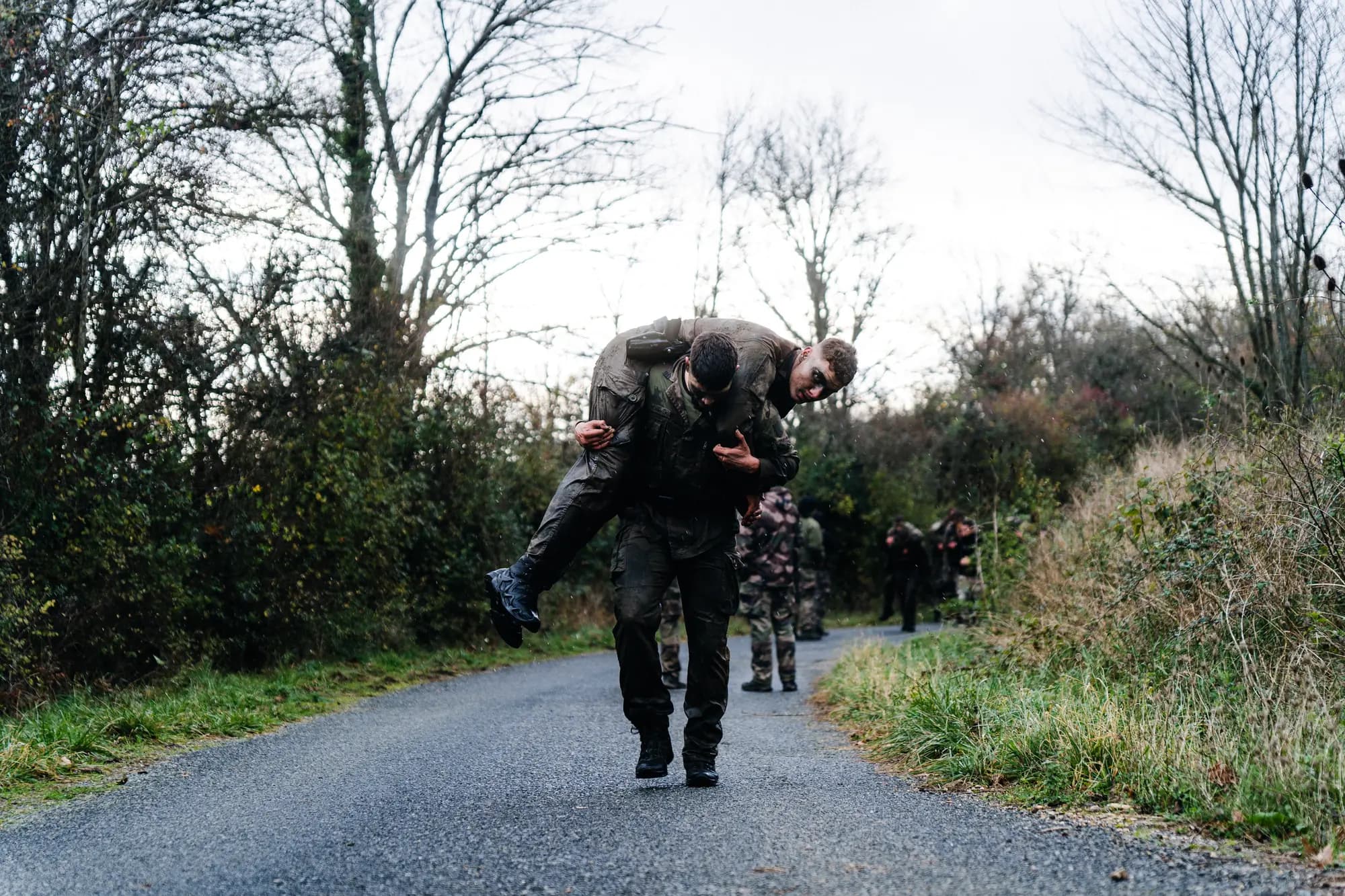 Militaire français en tenue de combat - Photographie professionnelle par Moment